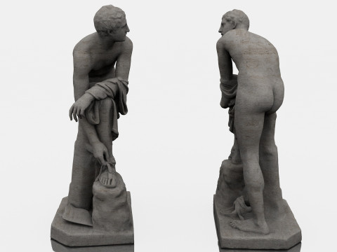 Classical Greek Sculpture 3D Принт Модель