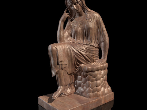 Penelope Classical Greek Sculpture 3D Druckmodell