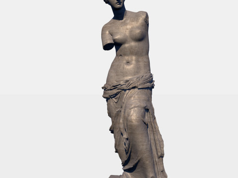 Venus de Milo Classical Greek Sculpture 3D Druckmodell
