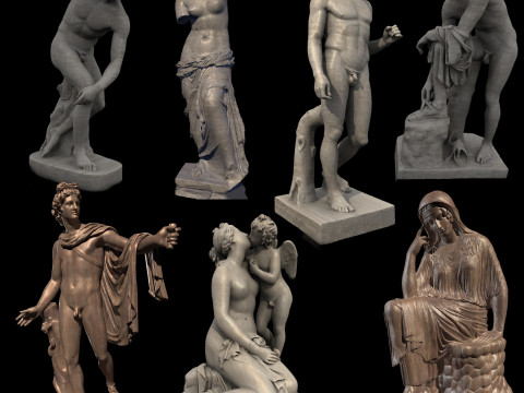 3D Pack Echoes of Classical Greece 3D Druckmodell