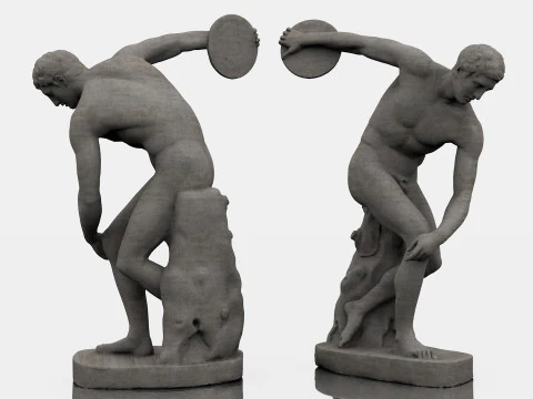 Paket 3D Gema Yunani Klasik Model Cetak 3D