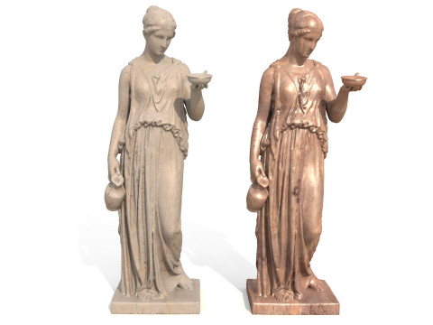 Hebe Classical Greek Sculpture Modello 3D