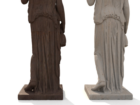 Hebe Classical Greek Sculpture 3D Modell