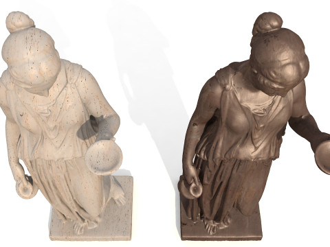 Hebe Classical Greek Sculpture 3D Modell