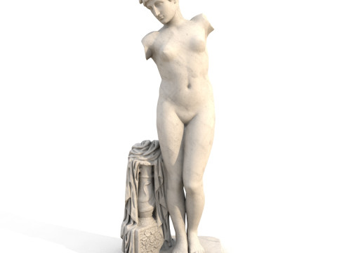 Afrodite Classical Greek Sculpture PBR 3D 模型