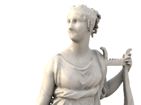 Goddess Statue Pack Greek Sculpture PBR 3D Model
