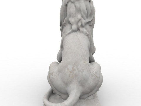 Classic lion with high resolution PBR textures 3Dモデル
