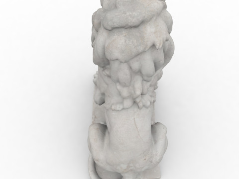 Classic lion with high resolution PBR textures 3Dモデル