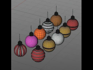 paquet de No&euml;l Modèle 3D