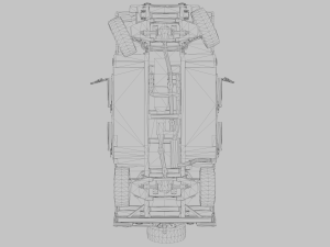 suv humvee military 3D 模型