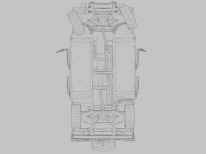 suv humvee military 3D Model