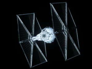 краватка боєць - зоряні війни 3D Модель