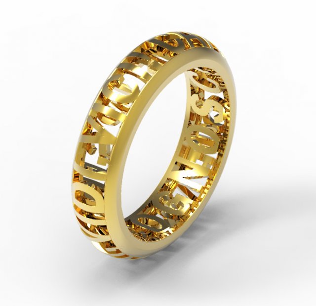 ring Modelo de Impressão 3D .c4d .max .obj .3ds .fbx .stl .blend