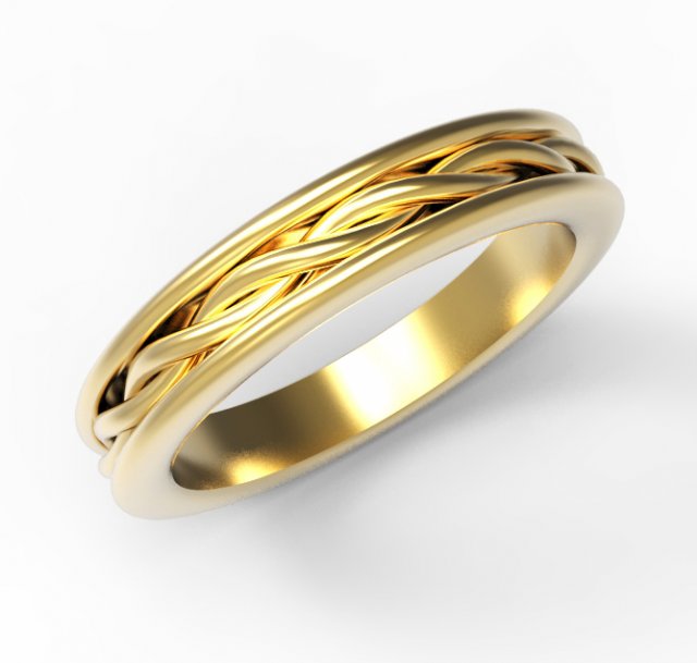 ring 3Dプリントモデル .c4d .max .obj .3ds .fbx .stl .blend