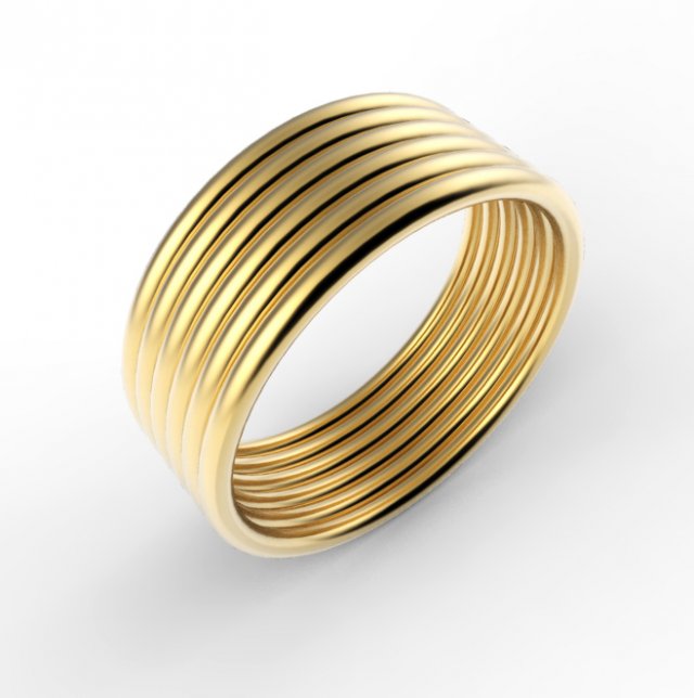 ring 3D Принт Модель .c4d .max .obj .3ds .fbx .stl .blend 