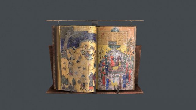 old book Modèle 3D .c4d .max .obj .3ds .fbx .stl .blend