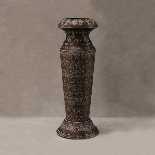 vase 3D Model .c4d .max .obj .3ds .fbx .stl .blend