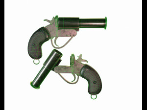 ww2 flare Modello 3D