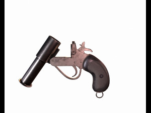 ww2 flare Modello 3D