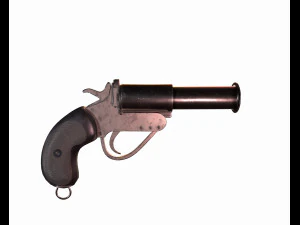 ww2 flare 3D Model