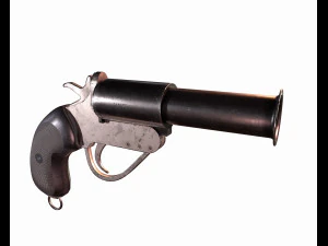 ww2 flare 3D Model