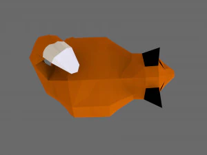 狐狸低聚 3D 模型