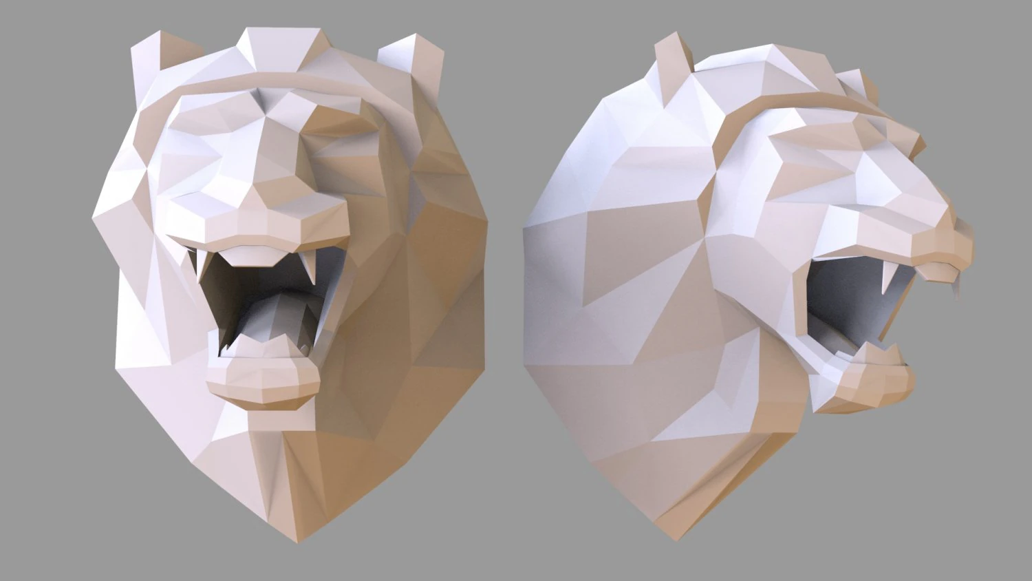 lion 3D Print Model .c4d .max .obj .3ds .fbx .stl .blend 