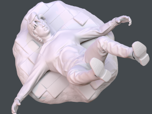 Fall 3D-printmodel