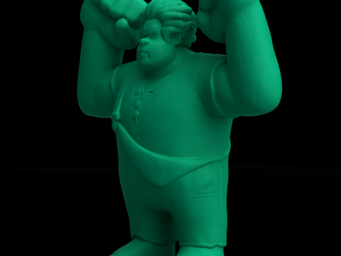 Wreck it Ralph 3D Baskı Modeli
