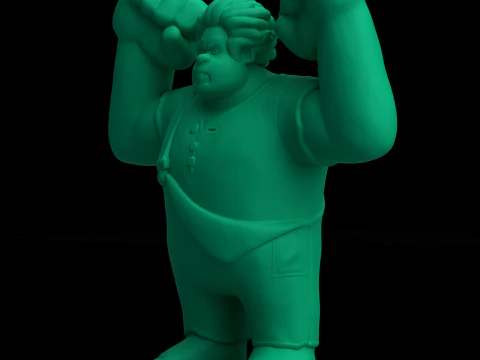 破坏它拉尔夫 3D 打印模型