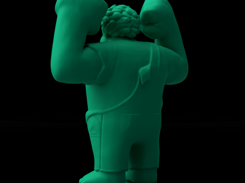 Wreck it Ralph 3D Baskı Modeli