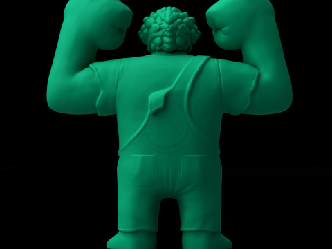 Wreck it Ralph 3D Baskı Modeli