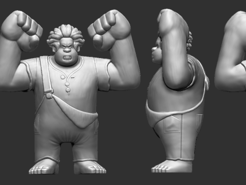 Wreck it Ralph 3D Baskı Modeli