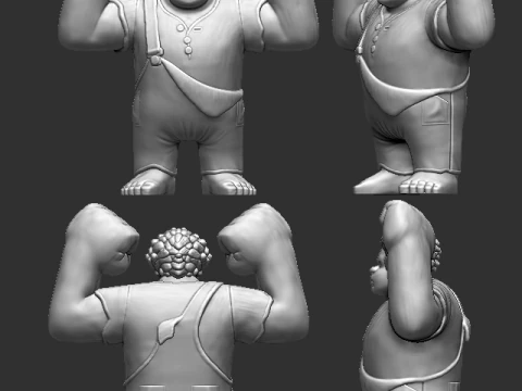 破坏它拉尔夫 3D 打印模型