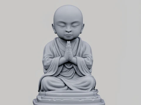 Monks candle 3D Print Model