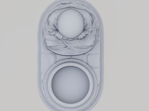 Monks candle 3D Print Model