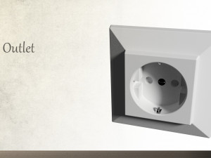 vintage outlet 3D Model