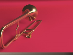 trombone no1 Modèle 3D