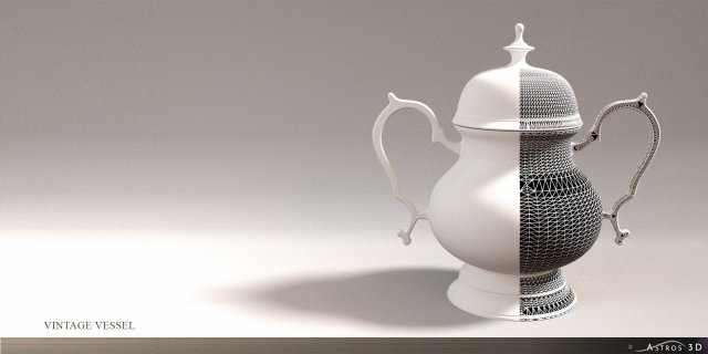 vintage decorative vessel Modèle 3D .c4d .max .obj .3ds .fbx .stl .blend 