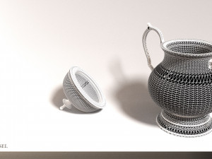 vintage decorative vessel Modèle 3D
