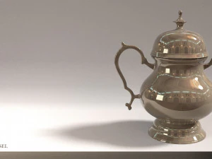 vintage decorative vessel 3D Model