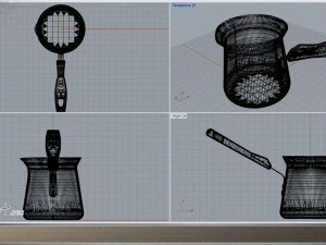 Kaffeekanne 3D Modell