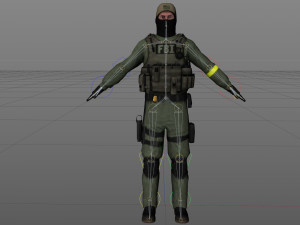 fbi cs go 3D Model