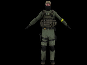 fbi cs go 3D Model