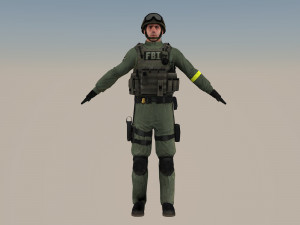 fbi option a Modelo 3D
