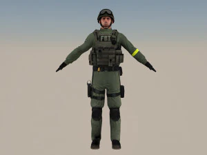 fbi option a 3D Model