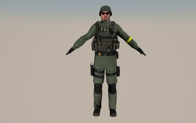 fbi option b 3D Model .c4d .max .obj .3ds .fbx .stl .blend 