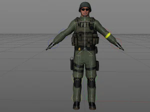 fbi option b 3D Model