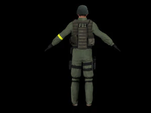 fbi option b 3D Model