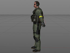 fbi option d 3D Model